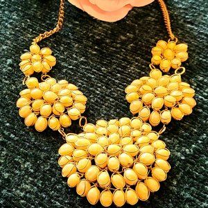 Handmade Beige/Cream Color Necklace - Boho Look - Beautiful- 20" Long